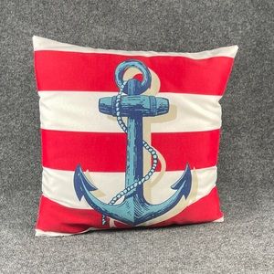 **Storehouse Anchor Outdoor Throw Pillow 15”x15”